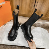 Chelsea-Stiefel im britischen Stil mit dicker Sohle